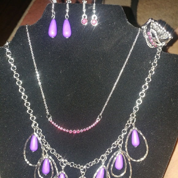 paparazzi Jewelry - Pink Loves Purple Jewelry Bundle